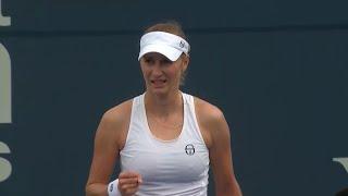 Ekaterina Makarova Defeats Karolina Pliskova 2018 US Open Series Connecticut Open R1