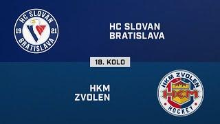 18. kolo: HC Slovan Bratislava - HKM Zvolen 2:1 pp (HIGHLIGHTY)