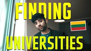 FINDING UNIVERSITIES OF LITHUANIA | SALMAN BROHI | EP.7