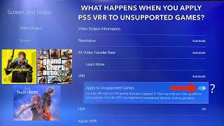 Unsupported VRR Games with PS5 VRR tested | Cyberpunk 2077 | GTA V | Tales of Arise Hindi