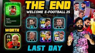 E-FOOTBALL 2024 - THE END | Last Day Of Epic,Big Time, Booster Managers & Highlight Card Packs