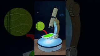 how to make a microscope at home with cardboard science project #short #viral #trending