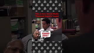 Social Media Financial Experts aka Scammers