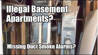 Making a Legal Basement Apartment: Duct Smoke Alarm