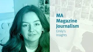 City, University of London: MA Magazine Journalism student Emily's insights