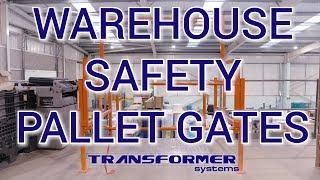 Pallet Gate edge protection ideal for mezzanine floors & loading docks in warehouses!