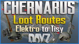 DayZ Chernarus Loot Route 4 - Electro to Tisy - Epic Military Gear Map Guide - PC, Xbox, PS4 PS5