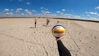 Волейбол от первого лица | BEACH VOLLEYBALL FIRST PERSON | DESERT GAME | BEST MOMENTS | 76 episode