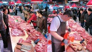 Cut pork and sell pork December 2