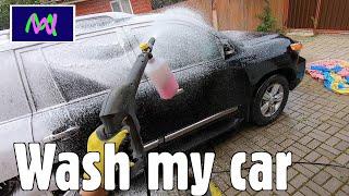 Wash my car after travel. No action, just wash... | #FollowMe