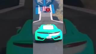 Gta V new crazy shark racing for super stunt challenge by car #car#gaminghub# shorts #viral