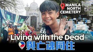 The Manila Public Cemetery in the Philippines has become a slum 10,000 people live in cemeteries