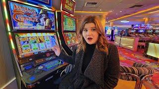 My Wife Went CRAZY During These Slot Bonus WINS!