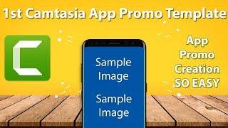 Camtasia 1st Mobile App Promo Template - Create App Promo Video Easy