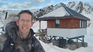 Winter Camping in Remote Survival Cabin