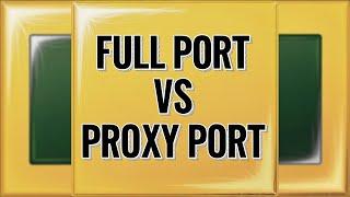 Full Port vs Proxy Port (SysML)