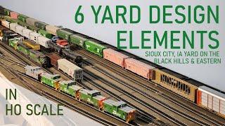 Model Railroad Operations: Exploring HO Scale Yard Design - 6 Design Elements #hoscaletrains