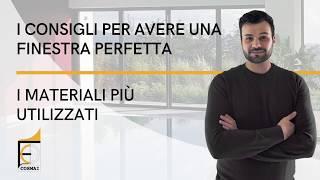 I materiali per realizzare porte e finestre