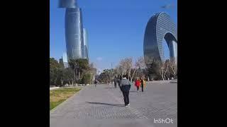 Scenic Walk Through Baku Boulevard | Exploring Dənizkənarı Milli Park