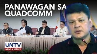 Tunay at patas na imbestigasyon, panawagan ni Cong. Duterte sa QuadComm