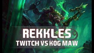 Rekkles as Twitch vs Kog'Maw - S8 ADC Ranked Gameplay