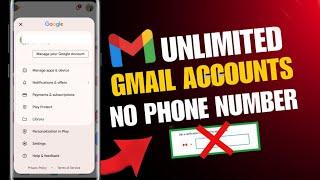 Secret 2025 Method! Create Unlimited Gmail Accounts in 5 Minutes (No Phone Number or Verification)