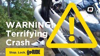 WARNING! Terrifying Crash | Caught on the Cycliq Fly6