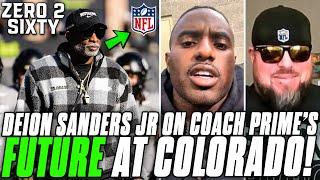 Deion Sanders Jr. On Coach Prime's FUTURE At Colorado!