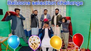 Balloons selection challenge #5 |zindabad vines | Pashto funny video