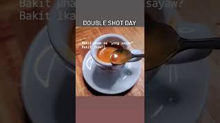 Double shot espresso #coffee #espresso #coffeeaficionado #espressotime #coffeeenthusiast