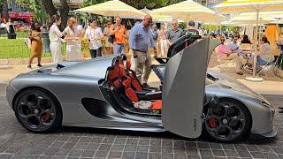 Christian Von Koenigsegg with His new KOENIGSEGG CC850 in Monaco CARSPOTTING