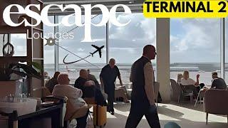 ESCAPE LOUNGE - TERMINAL 2 MANCHESTER AIRPORT - FULL TOUR AND WALKTHROUGH