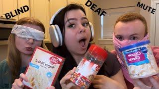 BLIND, DEAF, & MUTE BAKING CHALLENGE!!