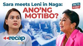 Sara Duterte-Leni Robredo meeting: Ano motibo?