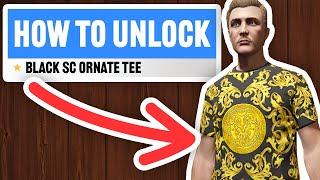 How To Unlock The 'Black SC Ornate Tee' In GTA Online This Week!