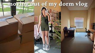 day in my life: dorm move out | shopping, packing, moving out