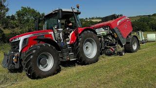 Massey Ferguson 7S.180 and RB4160 Protec combi-baler