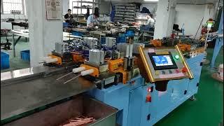 CNC chipless cutting machine two double tube one time