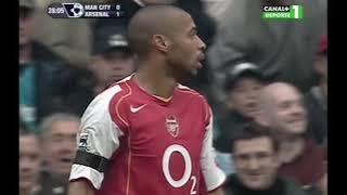 Thierry Henry vs Manchester City Away PL 2004/05