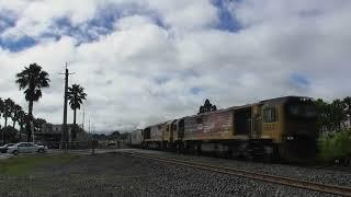 Kiwirail trains around Northern Waikato, Late December 2021 (With TheKiwian Trainspotting)