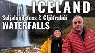 ICELAND Waterfalls Seljalandsfoss and Gljúfrabúi #iceland