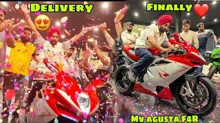 Apni NEW Superbike MV Agusta ki Delivery leli 