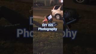 MISSTEP! My Homemade ISS Tracker in Action! ️ #space #astronomy #spacestation #telescope