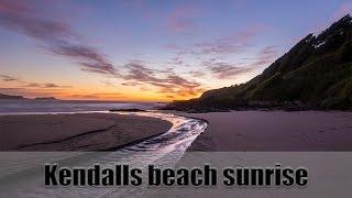 Kendalls beach sunrise timelapse