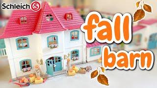 SET UP My SCHLEICH Barn for FALL! + Pony UNBOXING!