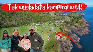 Najpiekniejszy kemping na jakim bylismy! Watermouth Valley Camping Park w Devon i plaza Broadsands.