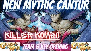 NEW MYTHIC Cantur TEAM & Key Opening | Gems of War New Mythic for June 2023 CANTUR!