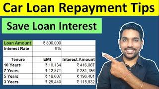 Car Loan Repayment Tips with Calculation | Prepayment Calculator in Excel