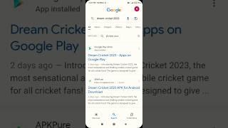 Dream Cricket 2023 Download link | New Cricket Game 2023 Dream11 Official Game| #shorts #cricket