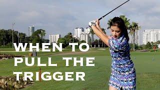 How to start a downswing  - Golf with Michele Low